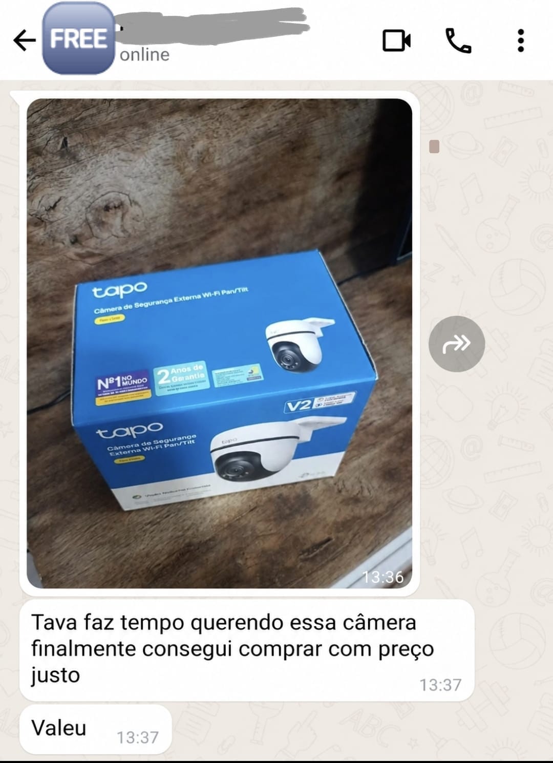 Depoimento: finalmente consegui comprar a câmera que queria com preço justo. Valeu.